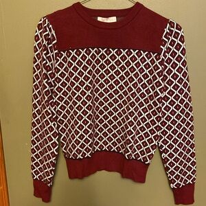 Burgundy Sweater